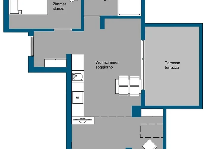 Castel - Panorama Terrace And Pool 公寓 *